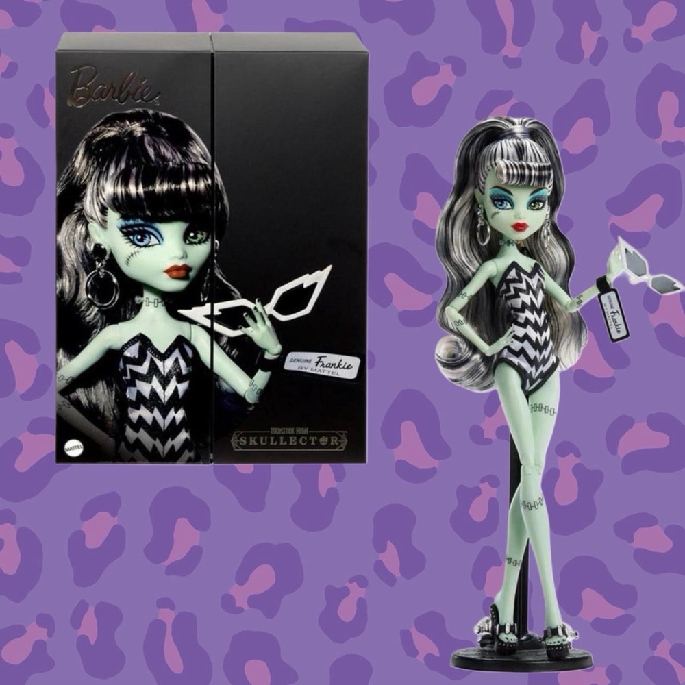 Monster High Skullector Frankie Stein x Barbie NIB